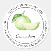 Guava Jam Modern label (Voorkant)