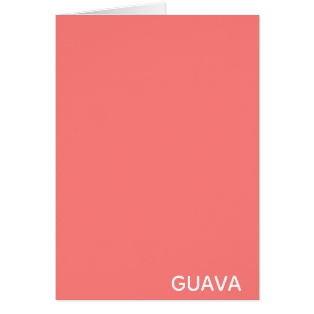 Guava pink color name (Voorkant)