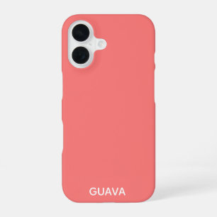 Guava roze kleur naam iPhone 16 hoesje