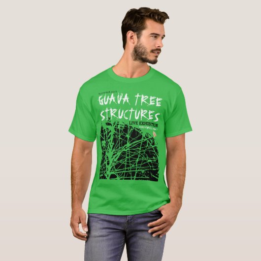 GUAVA TREE STRUCTUREN T-SHIRT (Voorkant volledig)