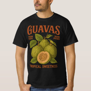 Guavas Retro Reclame Grafisch   Vintage Tropisch T-shirt