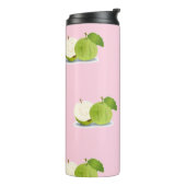 Guave op roze thermosbeker (Gedraaid links)