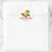 Guave Tropisch Fruit | Dank Je Ronde Sticker (Tas)