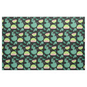 Guavegroen Pink Groen Fruitpatroon Stof (Fat Quarter)