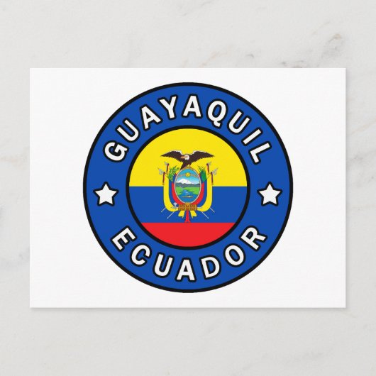 Guayaquil Ecuador Briefkaart (Voorkant)