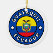 Guayaquil Ecuador Keramisch Ornament (Voorkant)