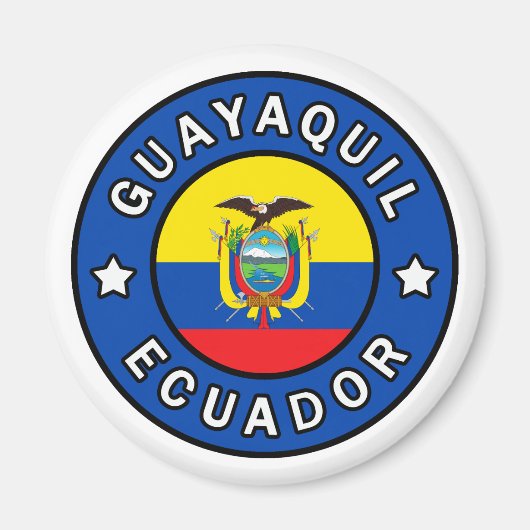 Guayaquil Ecuador Magneet (Voorkant)