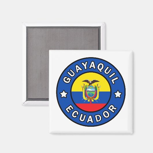 Guayaquil Ecuador Magneet (Voorkant / Achterkant)