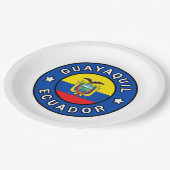 Guayaquil Ecuador Papieren Bordje (Gekanteld)