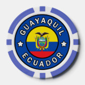 Guayaquil Ecuador Poker Chips (Voorkant)