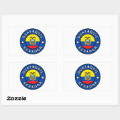 Guayaquil Ecuador Rechthoekige Sticker (Vel)