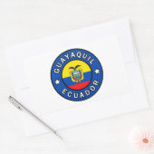 Guayaquil Ecuador Rechthoekige Sticker (Envelop)
