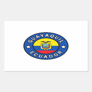 Guayaquil Ecuador Rechthoekige Sticker