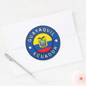 Guayaquil Ecuador Ronde Sticker (Envelop)