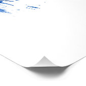 Guayaquil Ecuador Skyline Blue Perfect Poster (Hoek)