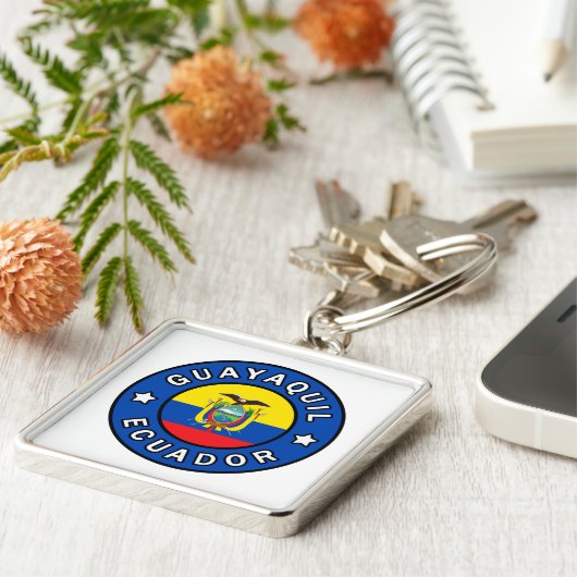 Guayaquil Ecuador Sleutelhanger (Zijkant)