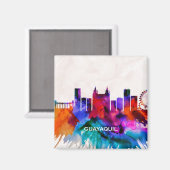 Guayaquil Skyline Magneet (Voorkant / Achterkant)