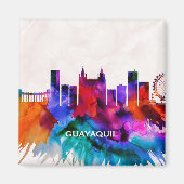 Guayaquil Skyline Magneet (Voorkant)