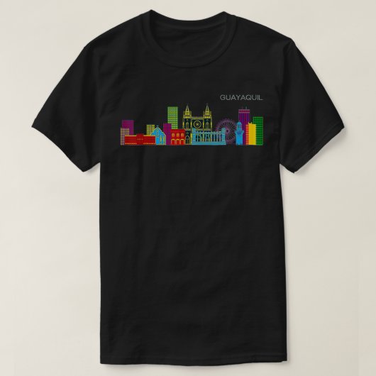 Guayaquil Skyline T-shirt (Design voorkant)