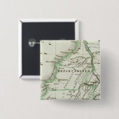 Guayaquil Vierkante Button 5,1 Cm (Voorkant /achterkant)