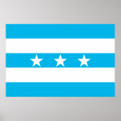 Guayaquil, vlag van Ecuador Poster (Voorkant)
