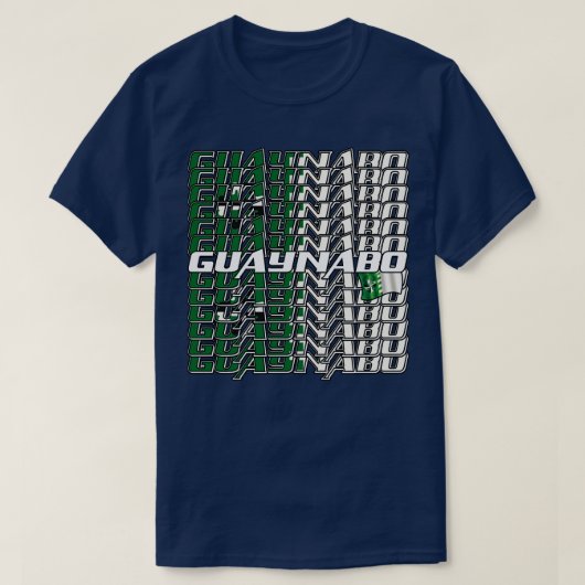 Guaynabo Cascade tekst 3 T-shirt (Design voorkant)