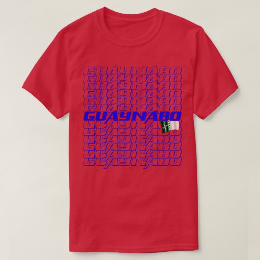 Guaynabo Cascade tekst T-shirt (Design voorkant)