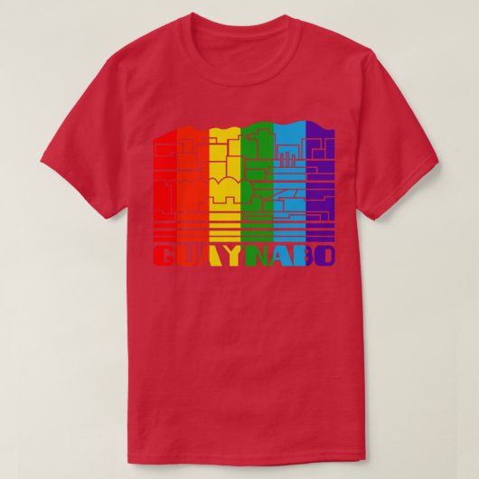 Guaynabo Pride Guaynabo LGBT Cadeau LGBTQ Supporte T-shirt (Design voorkant)