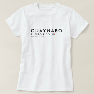 Guaynabo Puerto Rico T-Shirt Coördinaten T-shirt