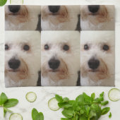 "Gucci" a Bichon Frise - Kitchen Towel Theedoek (Gevouwen)
