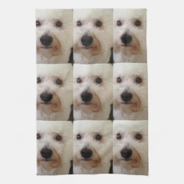 "Gucci" a Bichon Frise - Kitchen Towel Theedoek