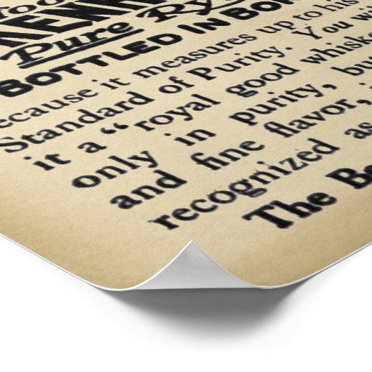  Guckenheimer Rye Whiskey Print (Hoek)