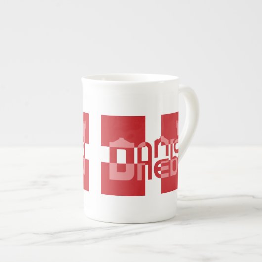 Gud Velsigne Dig, Min Danske Ven Porselein Kop (Voorkant rechts)