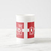 Gud Velsigne Dig, Min Danske Ven Porselein Kop (Voorkant)