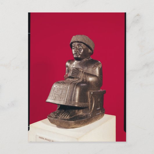Gudea, Prins van Lagash, gewijd aan Briefkaart (Voorkant)