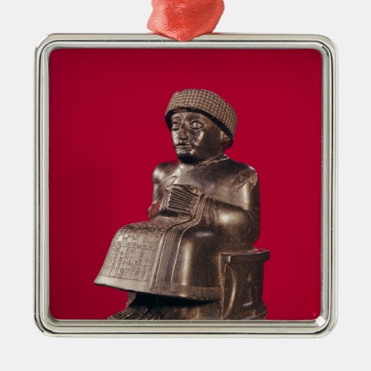 Gudea, Prins van Lagash, gewijd aan Metalen Ornament (Voorkant)