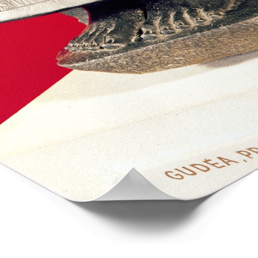 Gudea, Prins van Lagash Poster (Hoek)