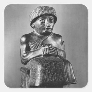 Gudea, Prins van Lagash Vierkante Sticker