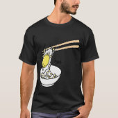 Gudetama Chopsticks T-shirt noedels Shirt (Voorkant)