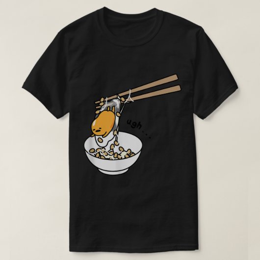 Gudetama Chopsticks Tee Shirt2749.png T-shirt (Design voorkant)