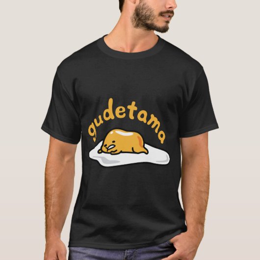 Gudetama De Lazy Egg Classic Logo Hoodie T-shirt (Voorkant)