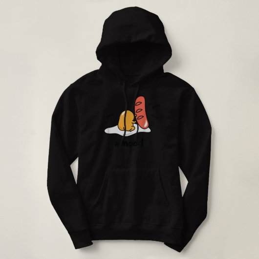 Gudetama de luie eieren #mood Boxing Punching Hot Hoodie (Design voorkant)