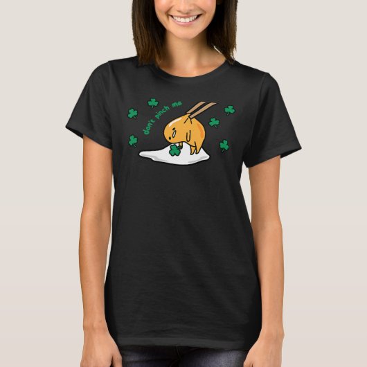 Gudetama Pinch niet op Sint Patrick's Day T-shirt (Voorkant)