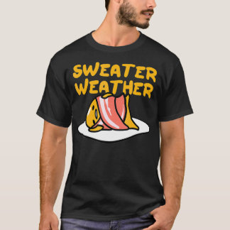 Gudetama Sweater Weather Bacon Blanket T-shirt