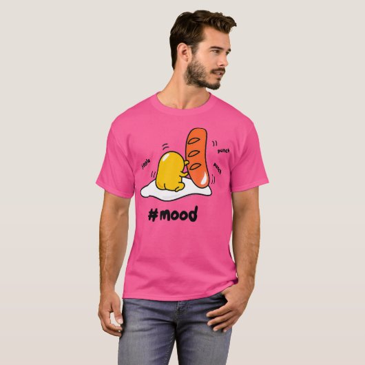 Gudetama the Lazy Egg mood Boxing Punching Hot T-shirt (Voorkant volledig)