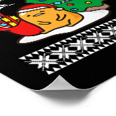 Gudetama Ugly KerstSweater T-shirt Poster (Hoek)