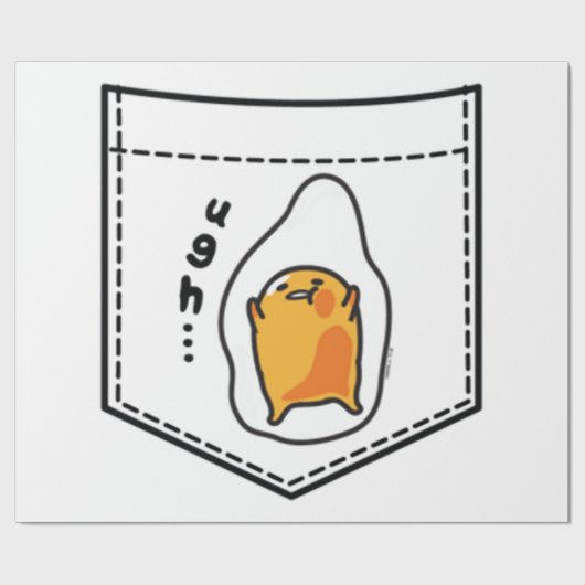Gudetama Zaksweatshirt Cadeaupapier (Vlak)