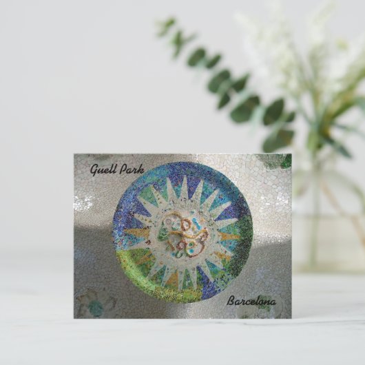 Guell Park Briefkaart (Staand voorkant)