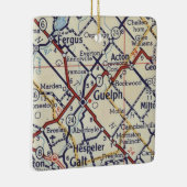 Guelph ON Map Keramisch Ornament (Rechts)