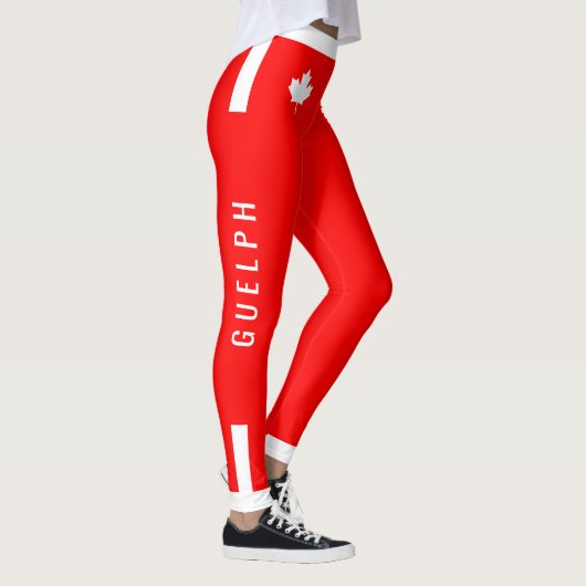 GUELPH Trainer Canadian Maple on Red (cust) Leggings (Rechts)